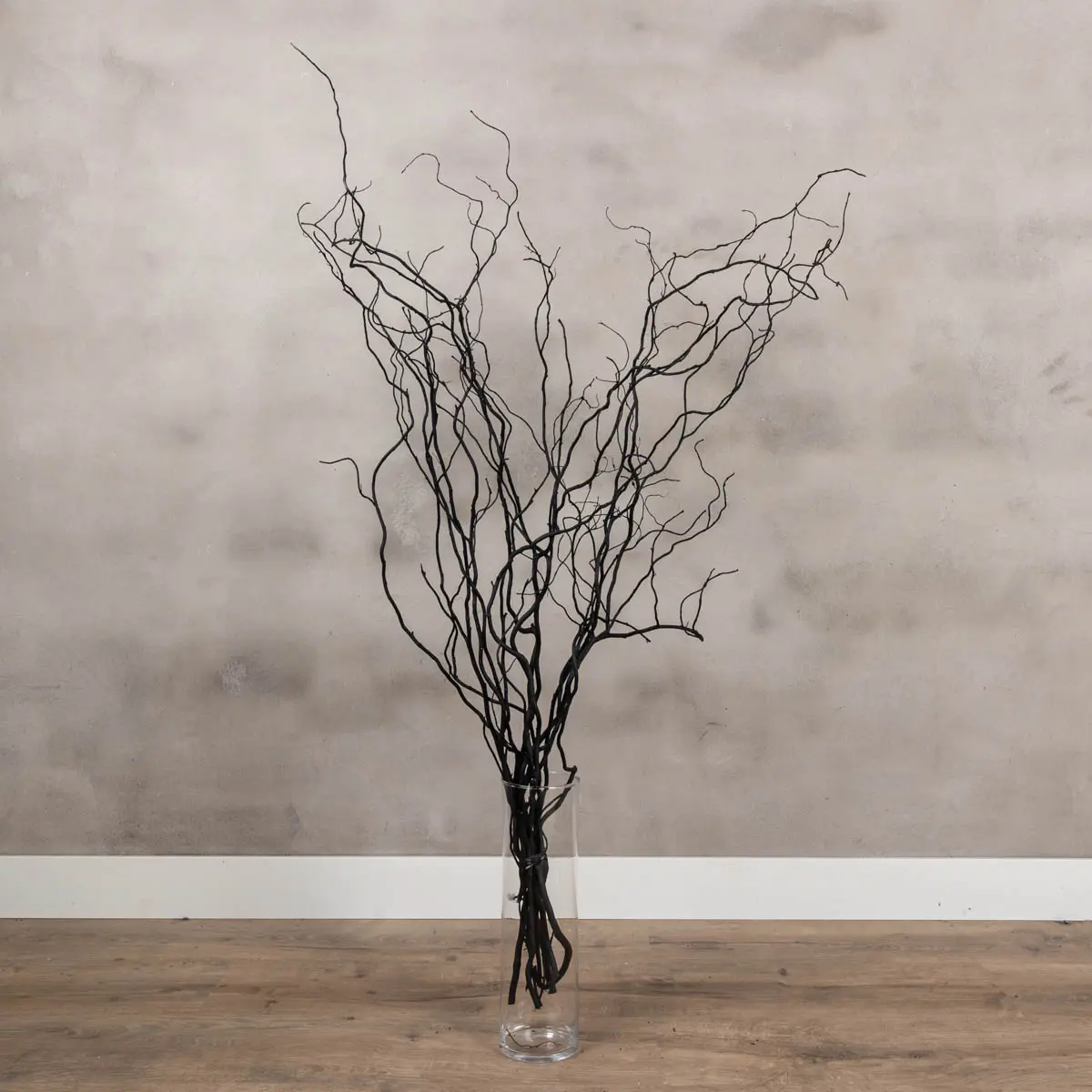 10 Kronkelwilgtakken | Zwart | 120 cm