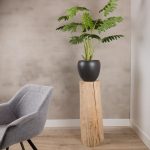 Boomstam zuil Naturel D ± 25 cm- 30 cm H 80 cm