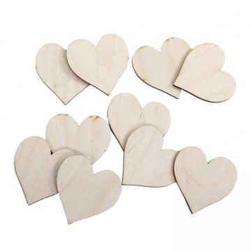 10 Hartjes 8 cm
