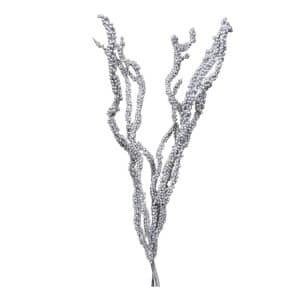5Parel Decoratietakken Zilver 70 cm