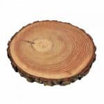 Houtschijf Lariks ± 35 cm