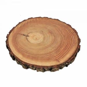 Houtschijf Lariks ± 35 cm