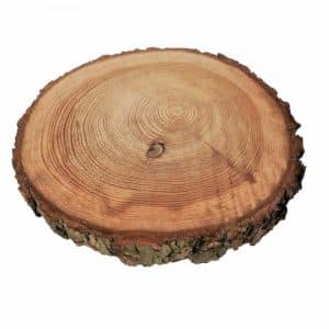 Houtschijf Lariks ± 45 cm