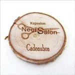 Cadeaubon gepersonaliseerd ± 10 cm. Staffeling prijs