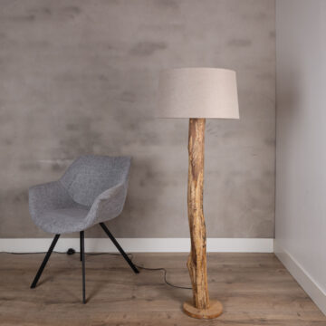 Stout Continu Tienerjaren Staande Lamp - Berkenstam - 110cm | Decoratietakken