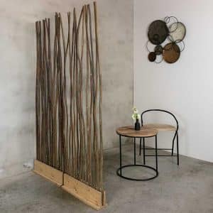 Roomdivider Naturel Wilg 60 cm x 165 cm