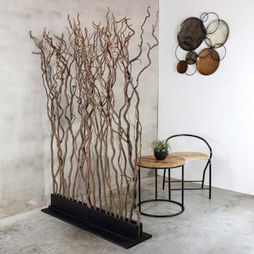 Roomdivider Naturel Takken