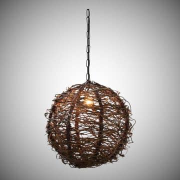 Bollamp met Decoratietakken 30 cm