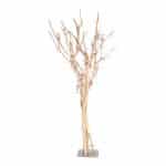 Champagneboom Brocant 170 cm op voet met 25 haakjes