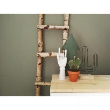 Decoratie Ladder Berk 100 cm