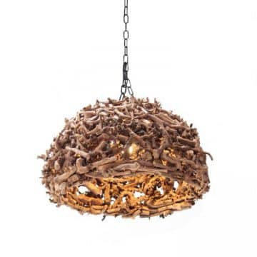 Hanglamp Wood Diameter 75 cm
