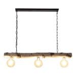 Hanglamp Berkenstam met 3 Lichtpunten