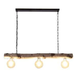 Hanglamp Berkenstam met 3 Lichtpunten