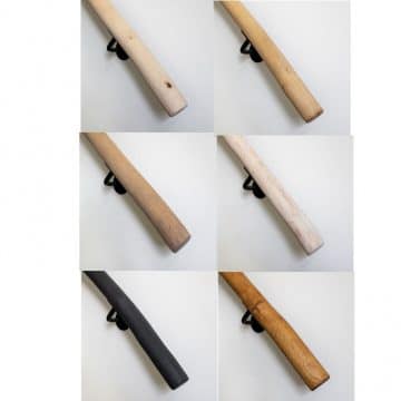 Houten trapleuning | Boomstam trapleuning | design