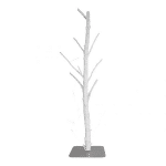 Witte Vertakte Stammen Boom 200 cm. Op RVS Voet