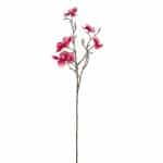 Magnolia en knoppen Fuchsia. 65 cm. kleine bloemen