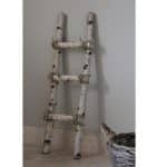 Decoratie Ladder Berk met touw 100 cm