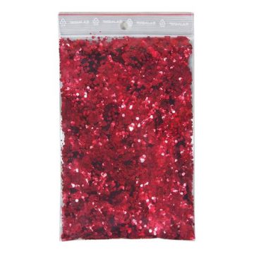 Zakje Glitters Rood grof