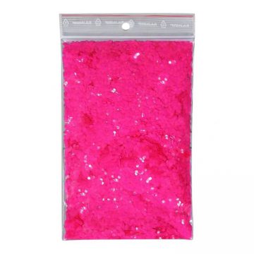 Zakje Glitters Roze grof