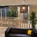 Roomdivider Berkenwandje op maat gemaakt
