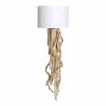 Wandlamp Brocante Takken met Witte Kap