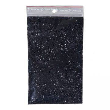 Zakje Glitters Zwart fijn