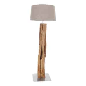 Houten lampen in interieur Decoratietakken