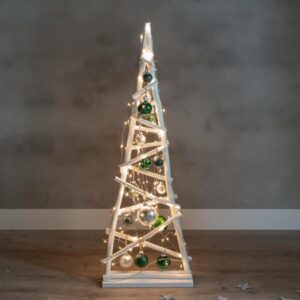 kerstboom met witte takken