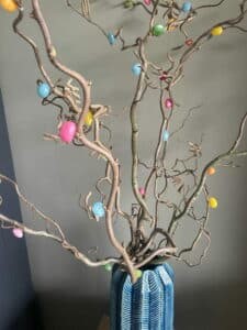 Osterstrauch mit jelly beans