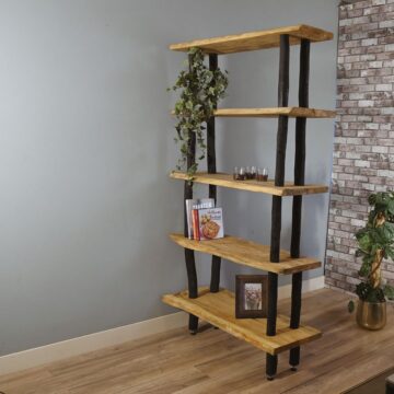 Roomdivider kast Odin | Old Naturel/Zwart | 205cm
