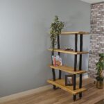 Roomdivider kast Odin | Old Naturel/Zwart | 160cm