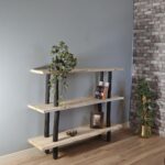 Boomstamkast Kiran | Naturel/Zwart | 125cm