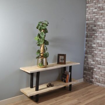 Boomstamkast Kiran | Naturel/Zwart | 75cm