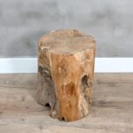Teak houten zuil | H45cm | ø30cm