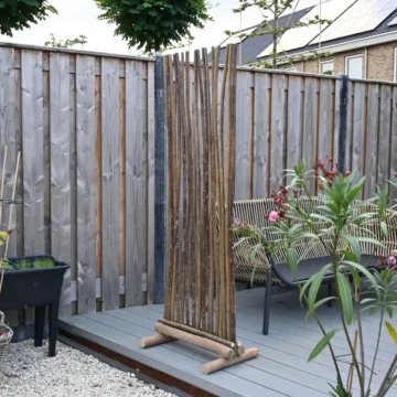 Wilgen roomdivider  | Jorn | Met boomstam voet | 60x25x165