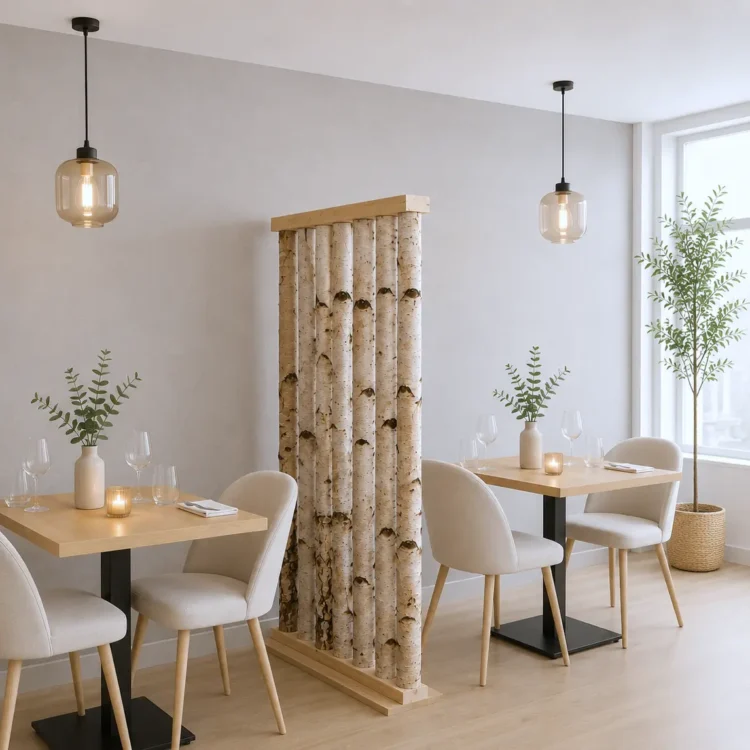 Berken roomdivider Alvar.90x165