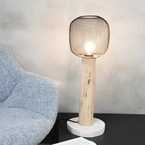 Boomstam Lamp Tafelmodel 35cm
