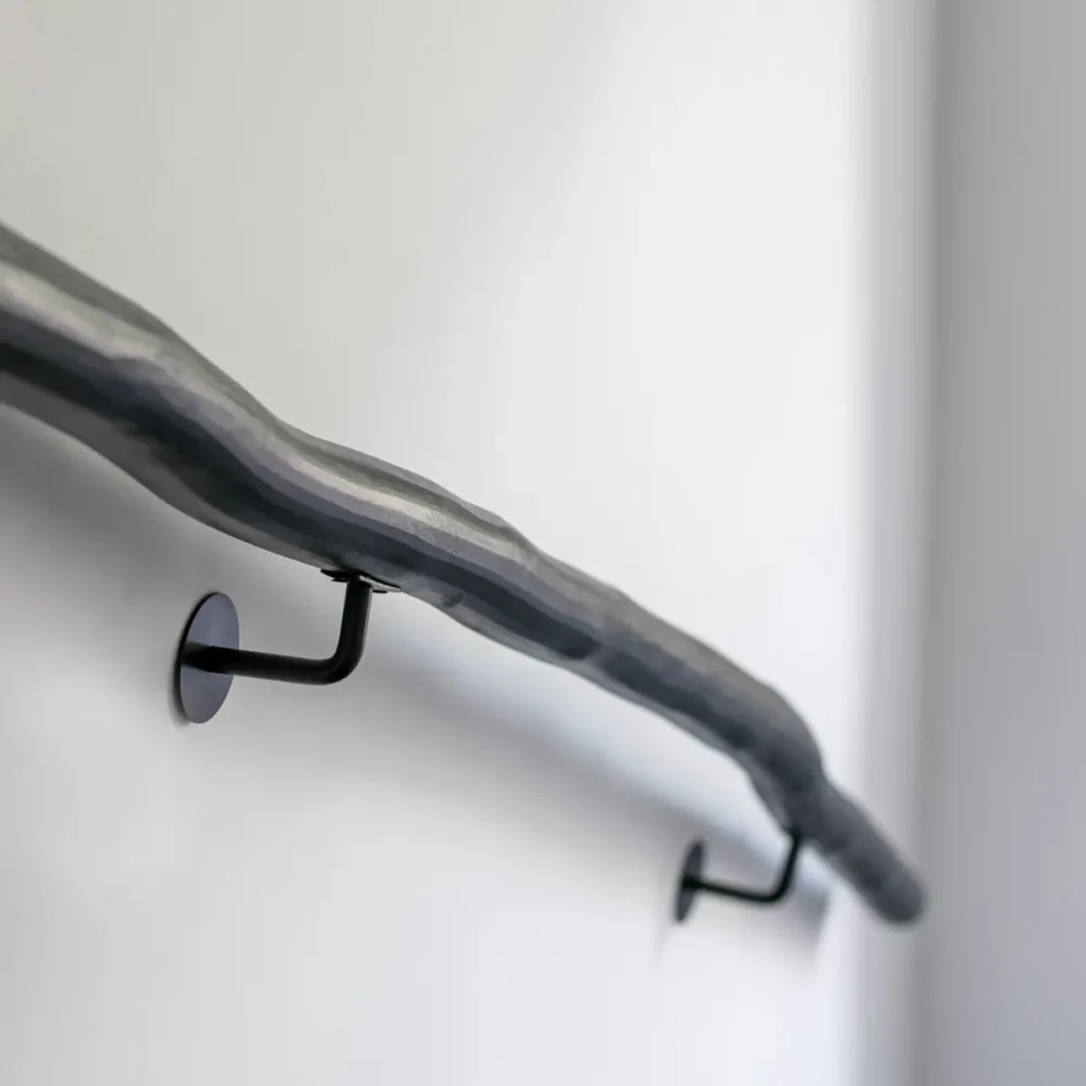 Boomstam Trapleuning Black kromming (1)