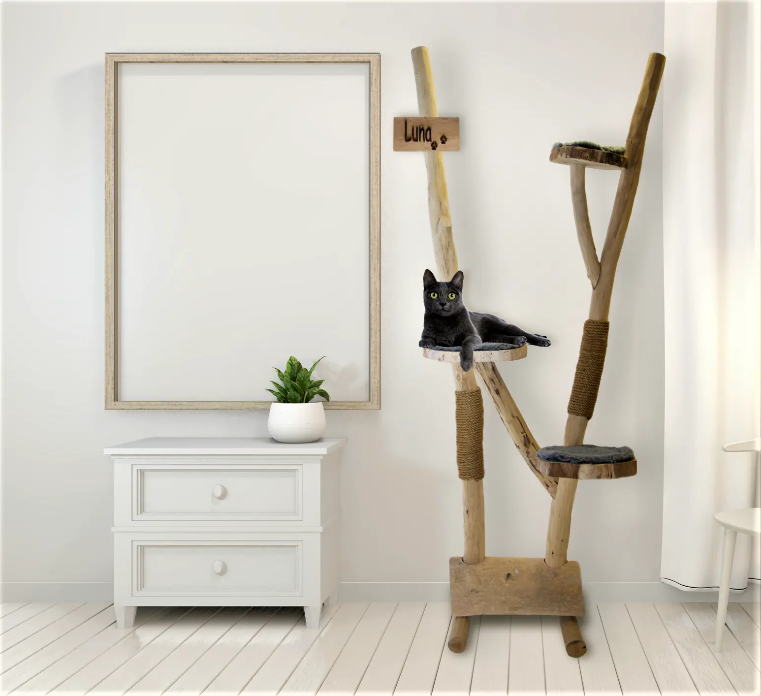 Boomstam krabpaal Loeki 200x100cm