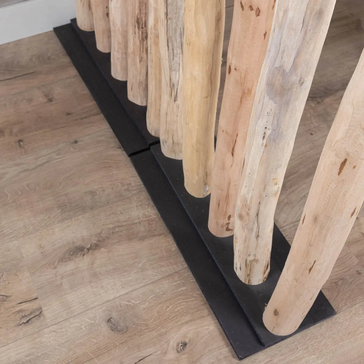 Boomstam roomdivdier naturel-zwart