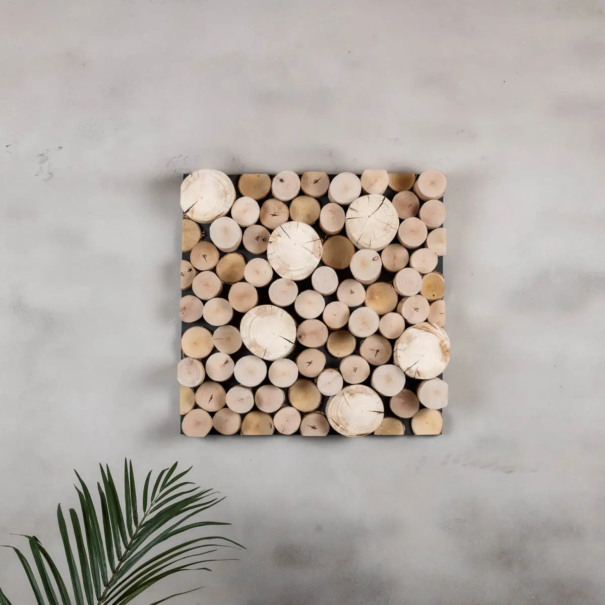 Boomstam wanddecoratie Kai vanaf 60x60cm (1)