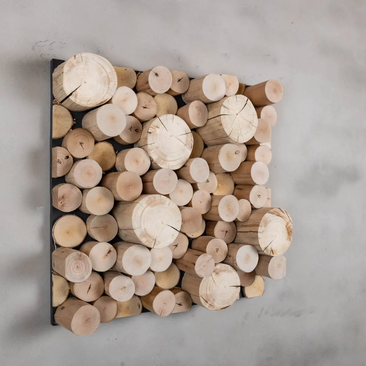 Boomstam wanddecoratie Kai vanaf 60x60cm (2)