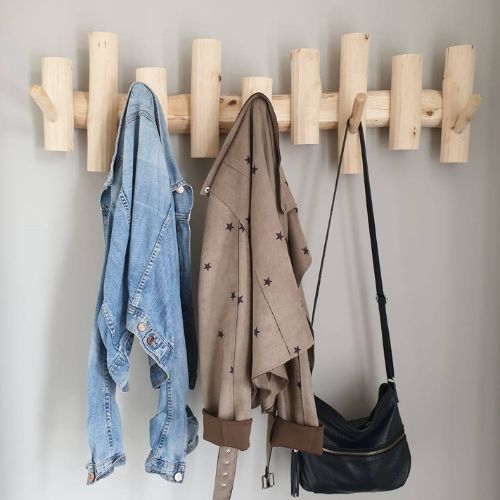 Boomstam-wandkapstok-Decoratietakken