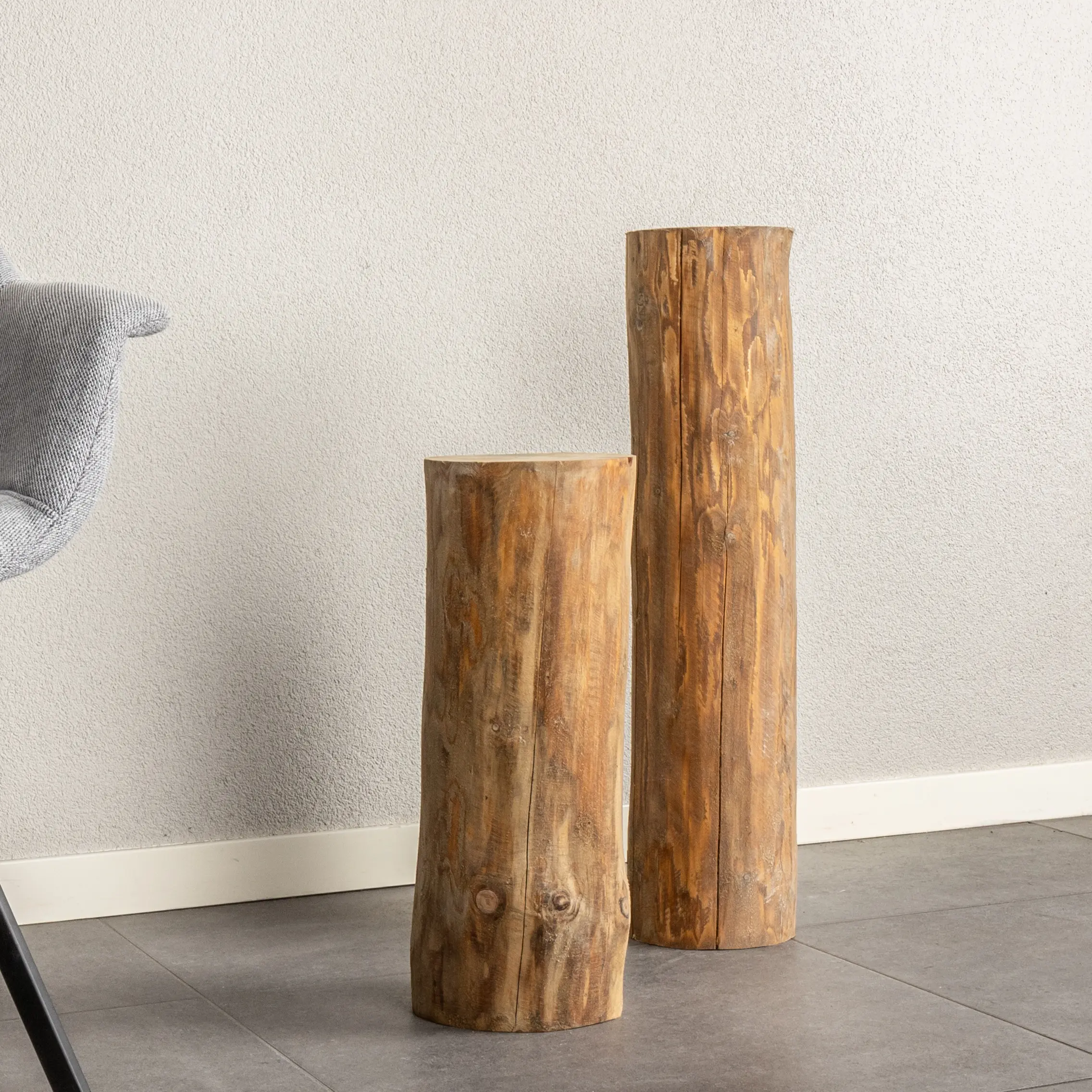 Boomstam zuil Oak (1)