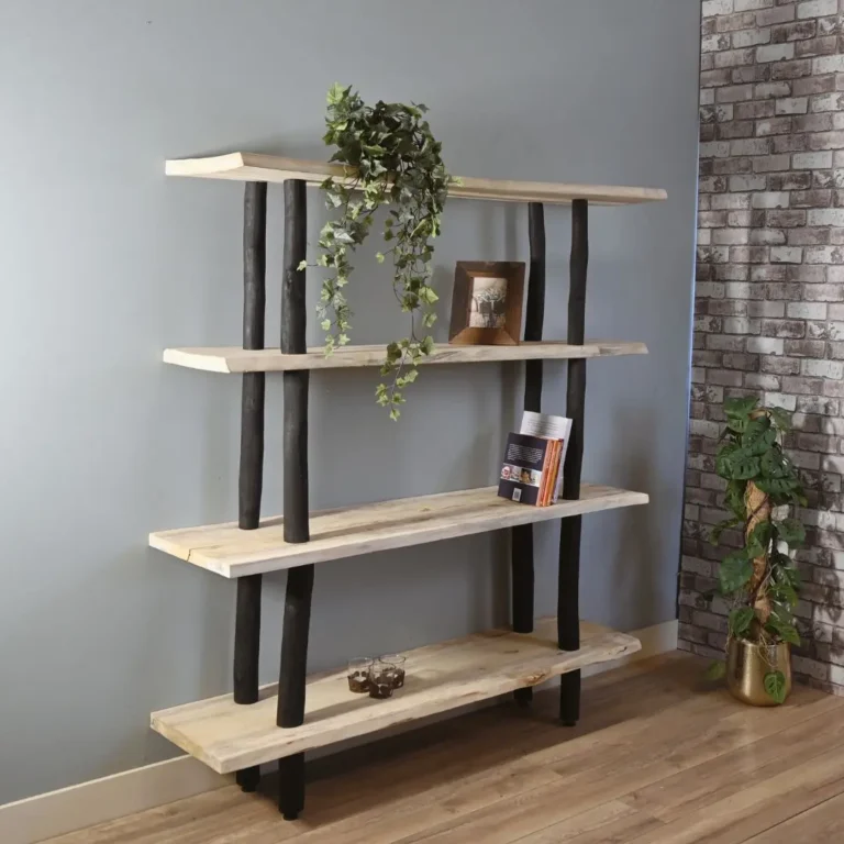 Boomstamkast Kiran Zwart Naturel 155cm