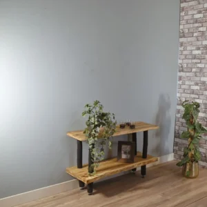 Boomstamkast Magnus Zwart Old Naturel 65cm