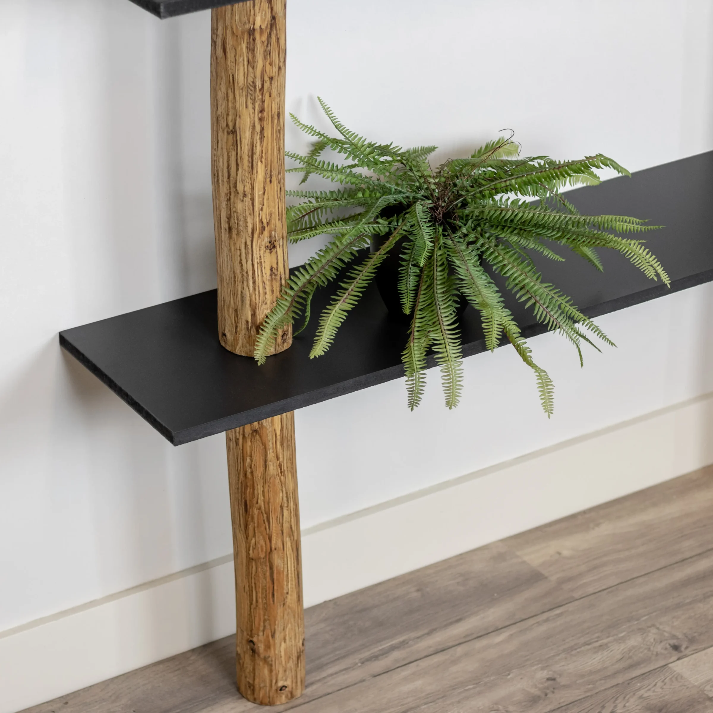 Boomstamwandkast Cedric OakZwart 250cm (6)