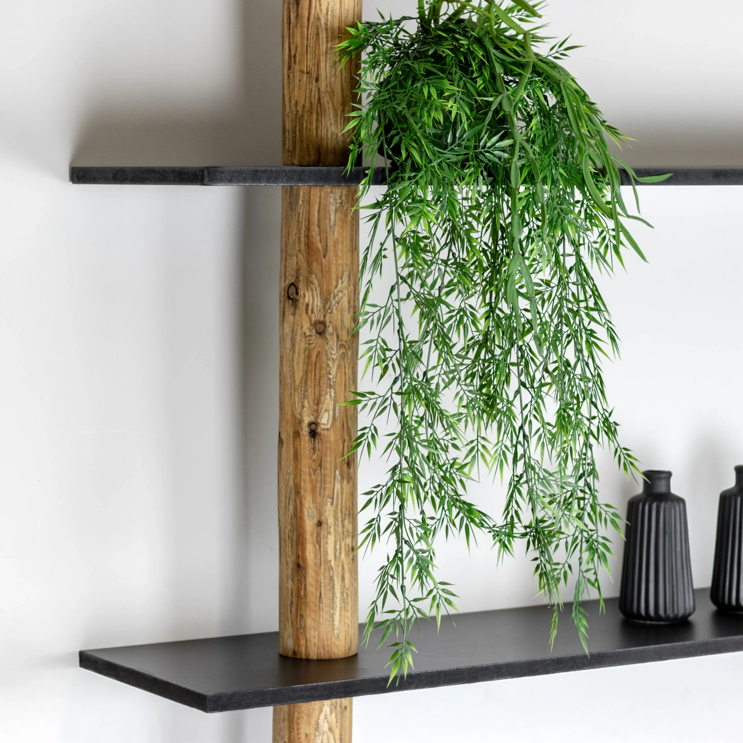 Boomstamwandkast Cedric OakZwart 250cm (8)