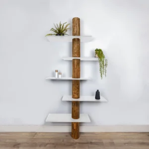 Boomstamwandkast Einar OakWit 250cm (1)