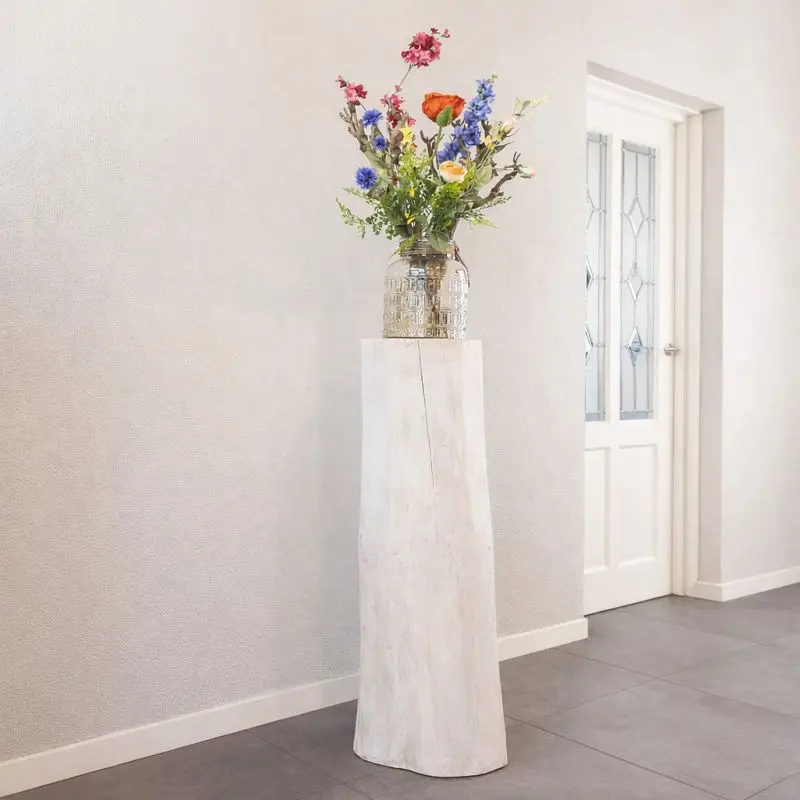 Boomstamzuil White wash 70 cm